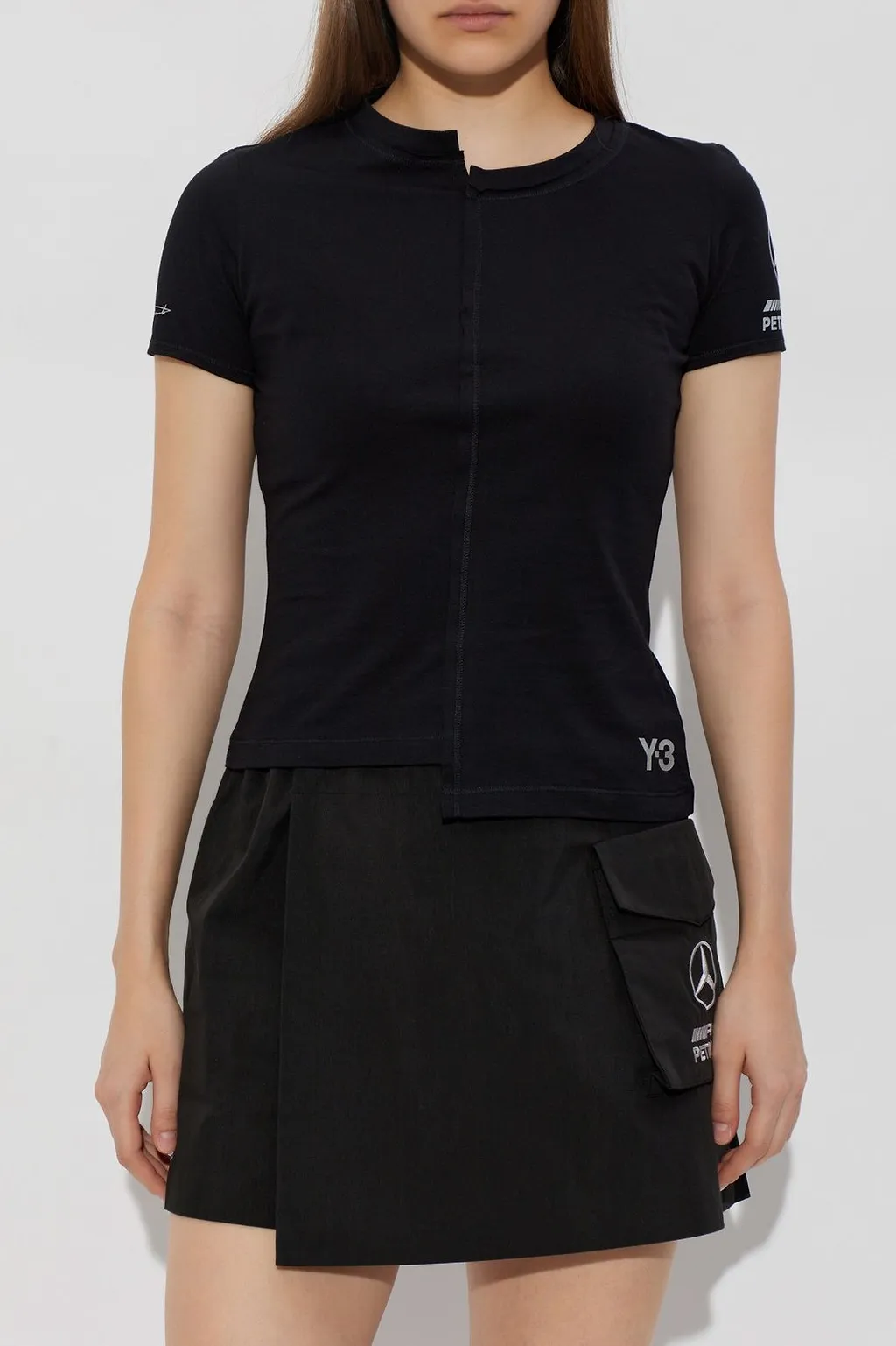 Y-3 Mercedes Amg Petronas Asymmetric T-Shirt