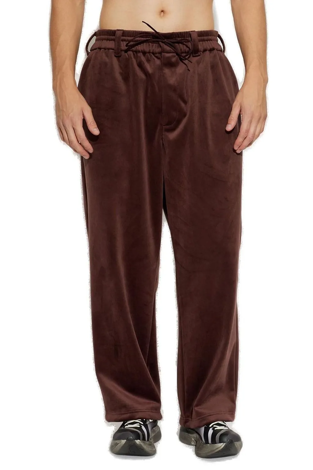 Y-3 Wide-Leg Drawstring Pants