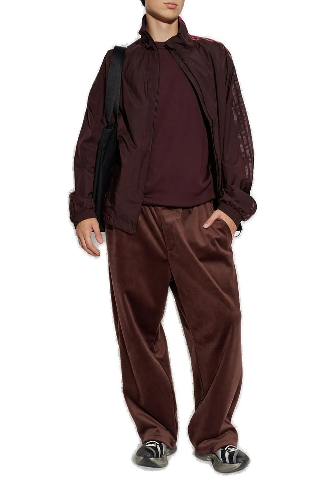 Y-3 Wide-Leg Drawstring Pants