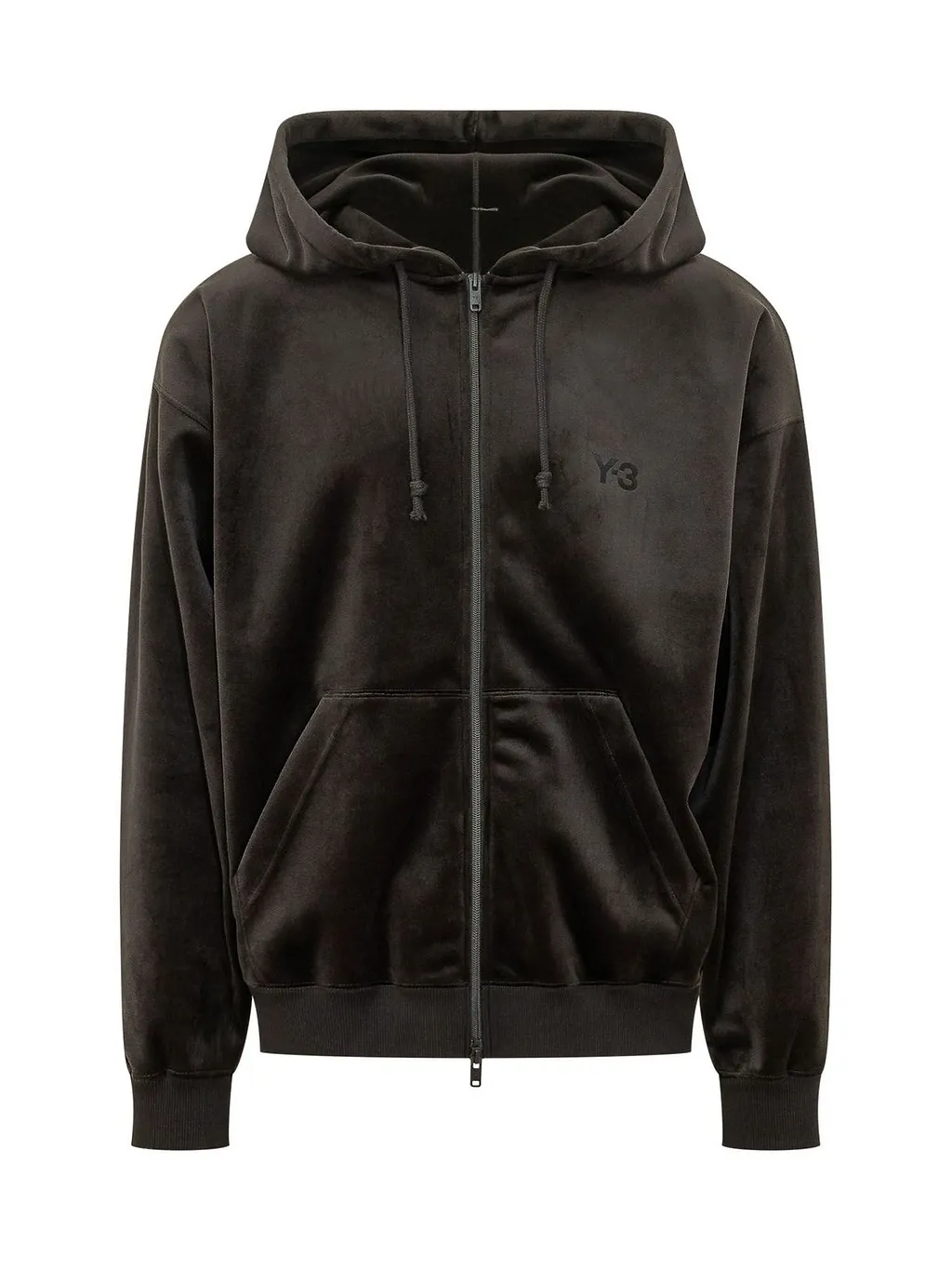 Y-3 Velvet Corduroy Zipper Hoodie