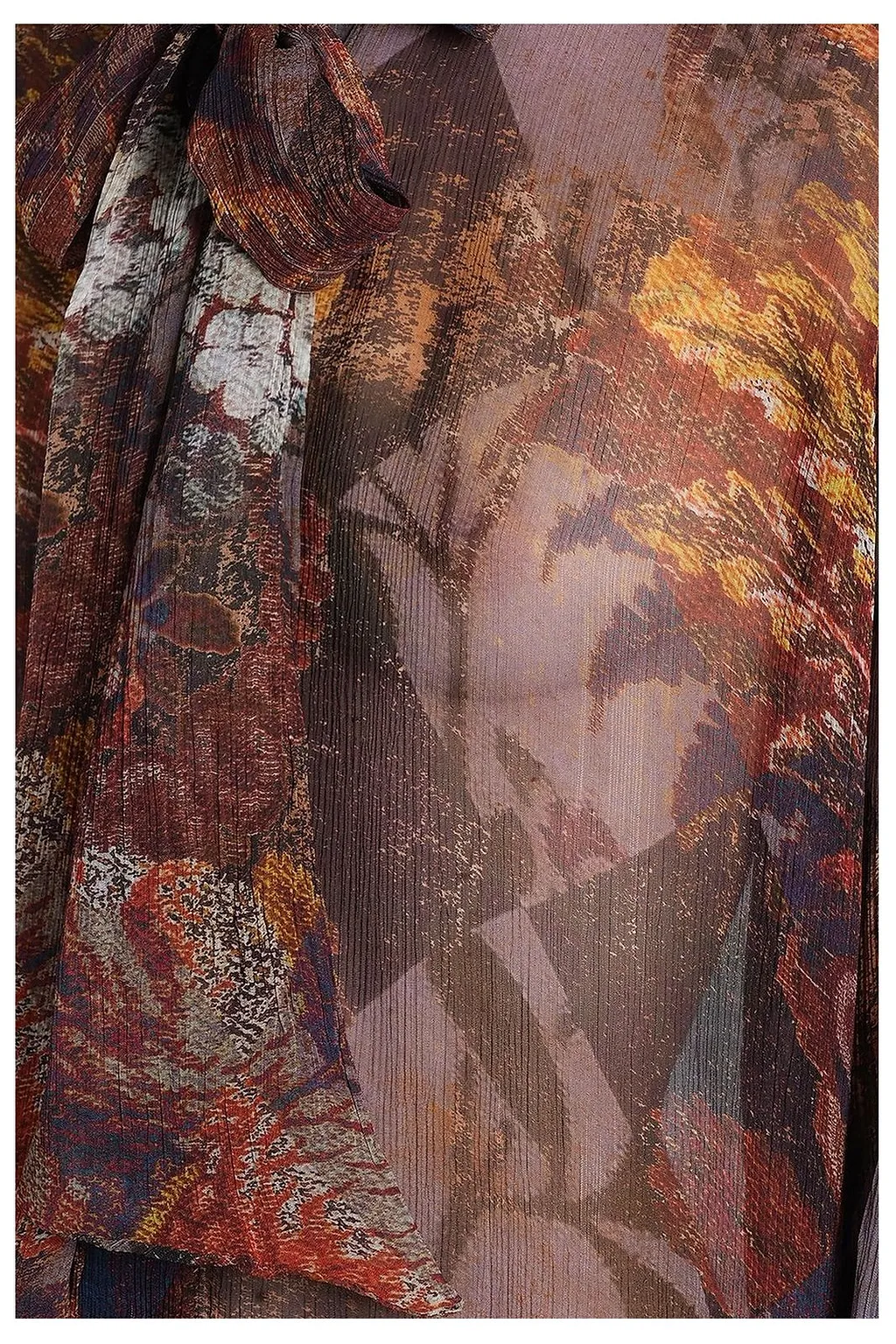 Yavi Pattern-Printed Long-Sleeved Shirt