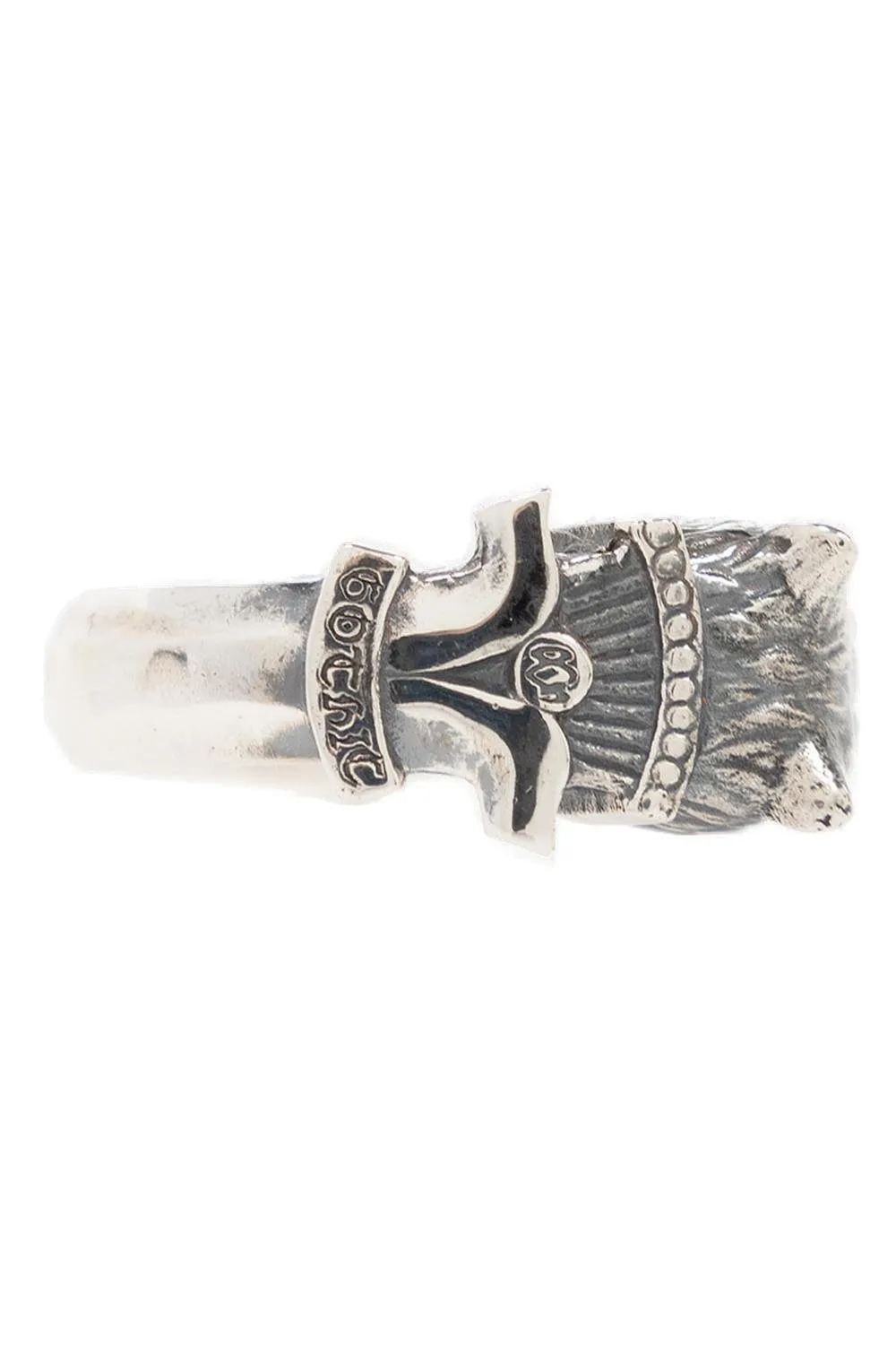 Yohji Yamamoto Distressed Finished Wolf Head Ring
