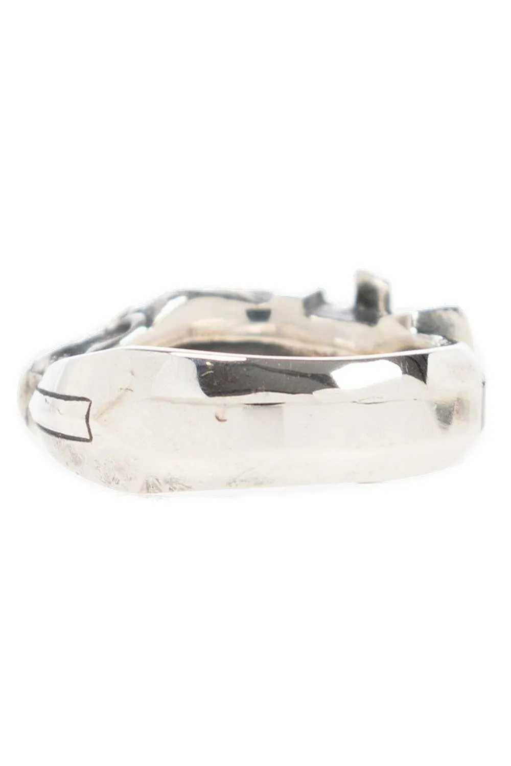 Yohji Yamamoto Distressed Finished Wolf Head Ring