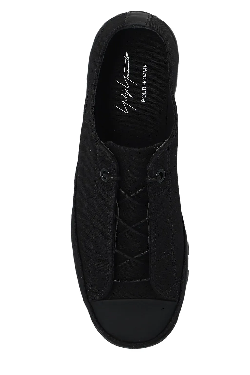 Yohji Yamamoto Fly Front Low Top Sneakers