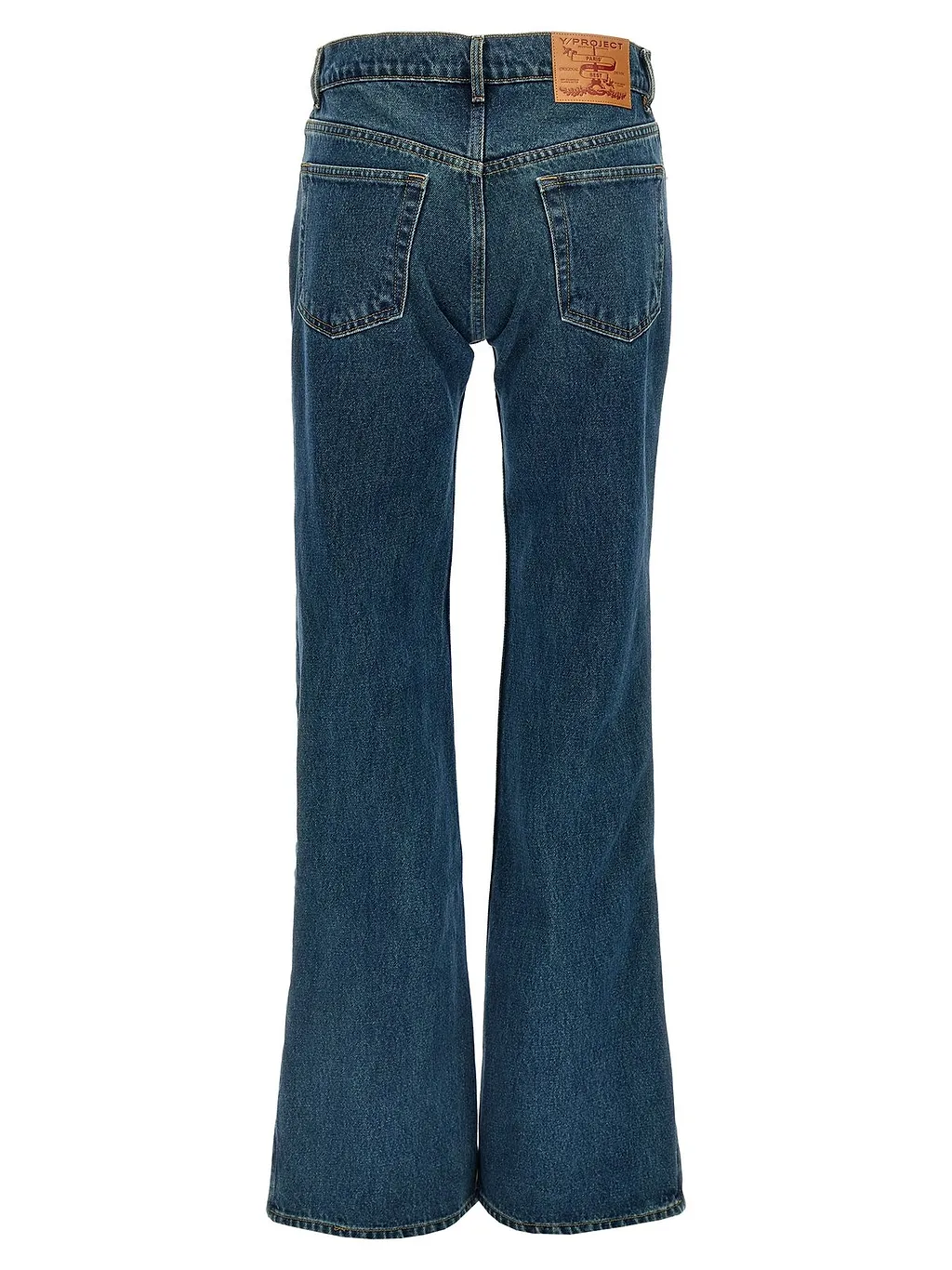 Y/Project Faded Effect Flared Jeans
