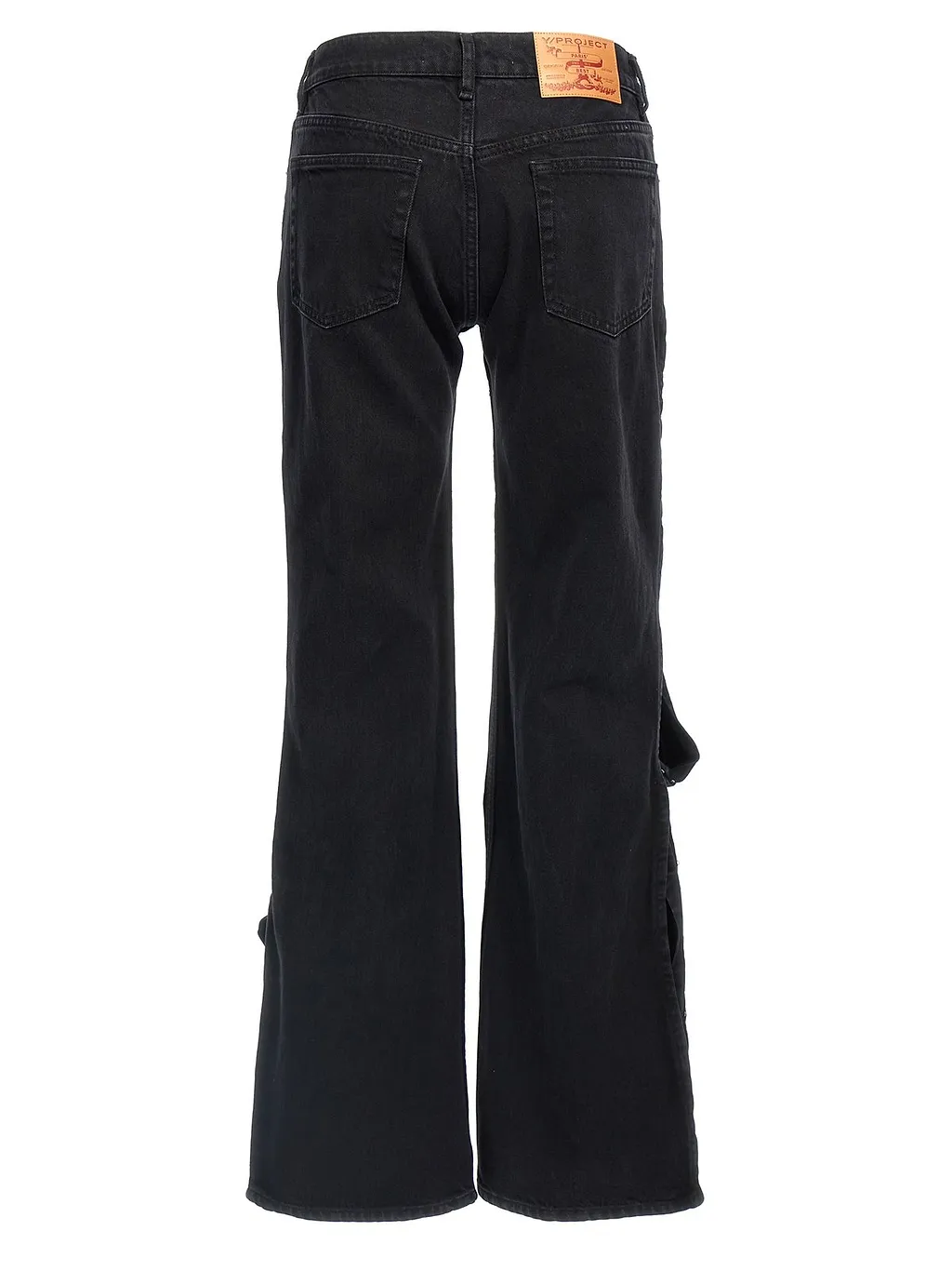 Y/Project Faded Effect Flared Jeans