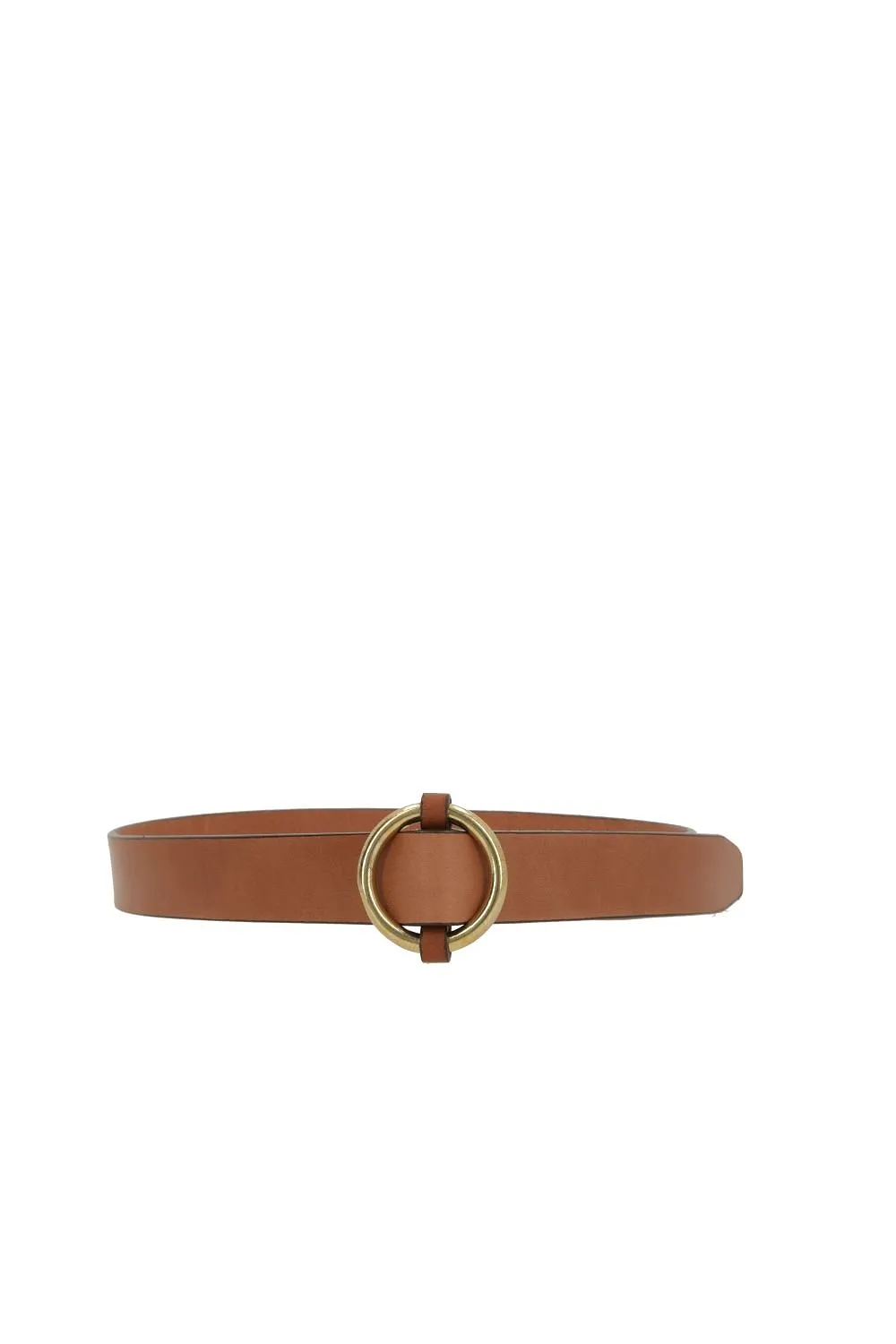 Yuketen Round Buckle Leather Belt