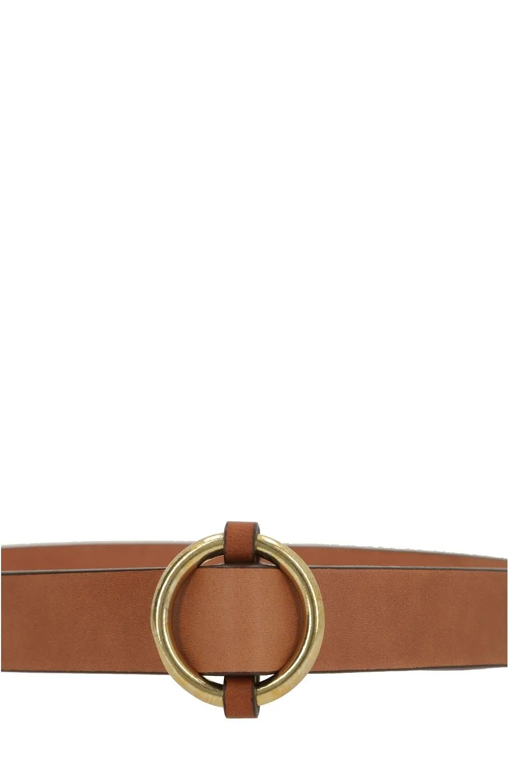 Yuketen Round Buckle Leather Belt