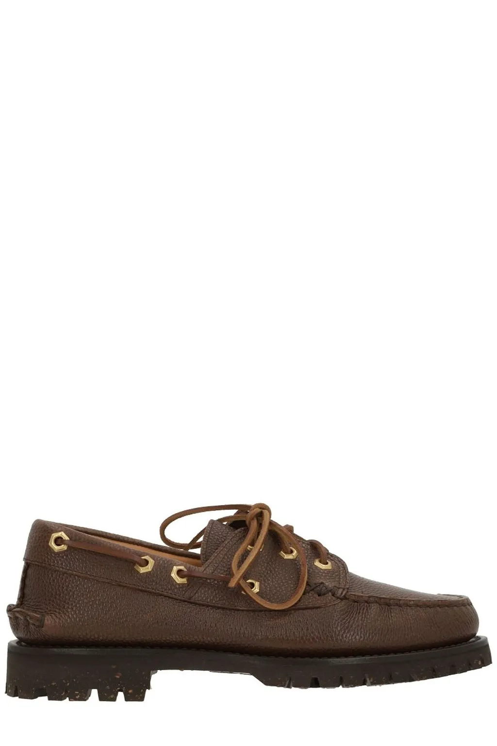 Yuketen Lace-Up Boat Loafers