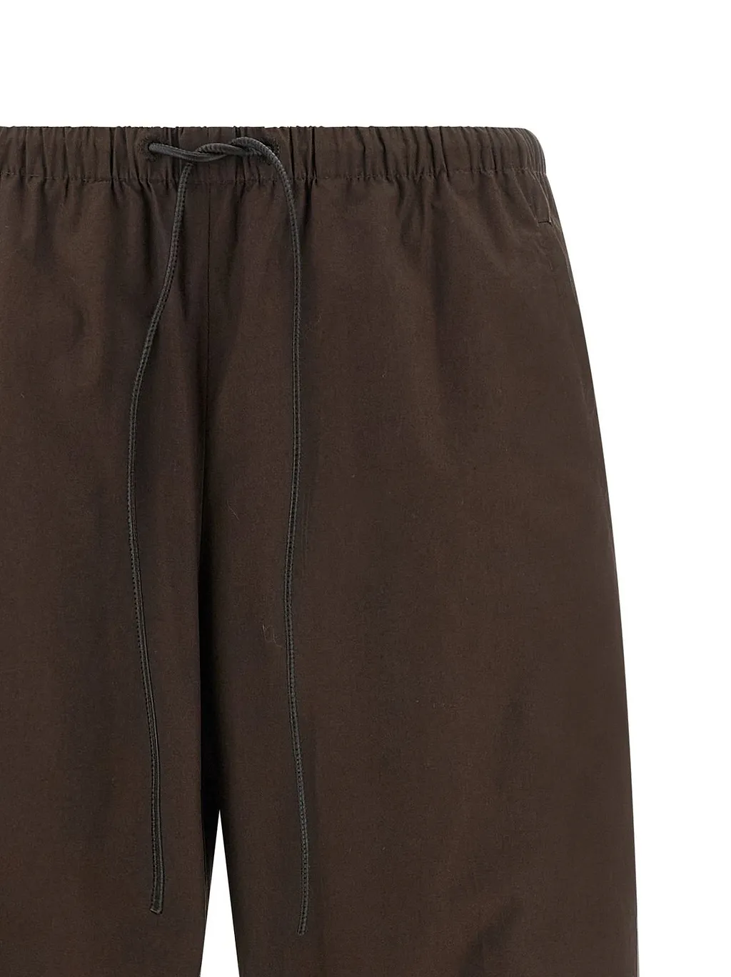 Yves Salomon Leather Trim Wide-Leg Pants