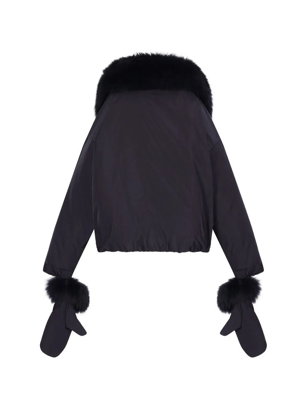 Yves Salomon Short Detachable Collar Down Jacket