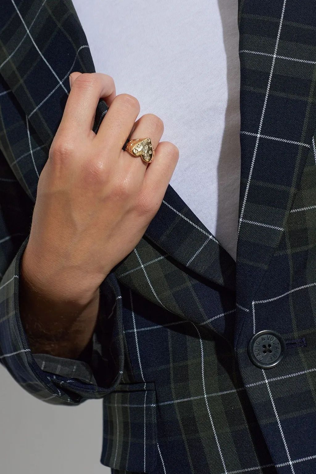 Zadig & Voltaire Heart Signet Ring