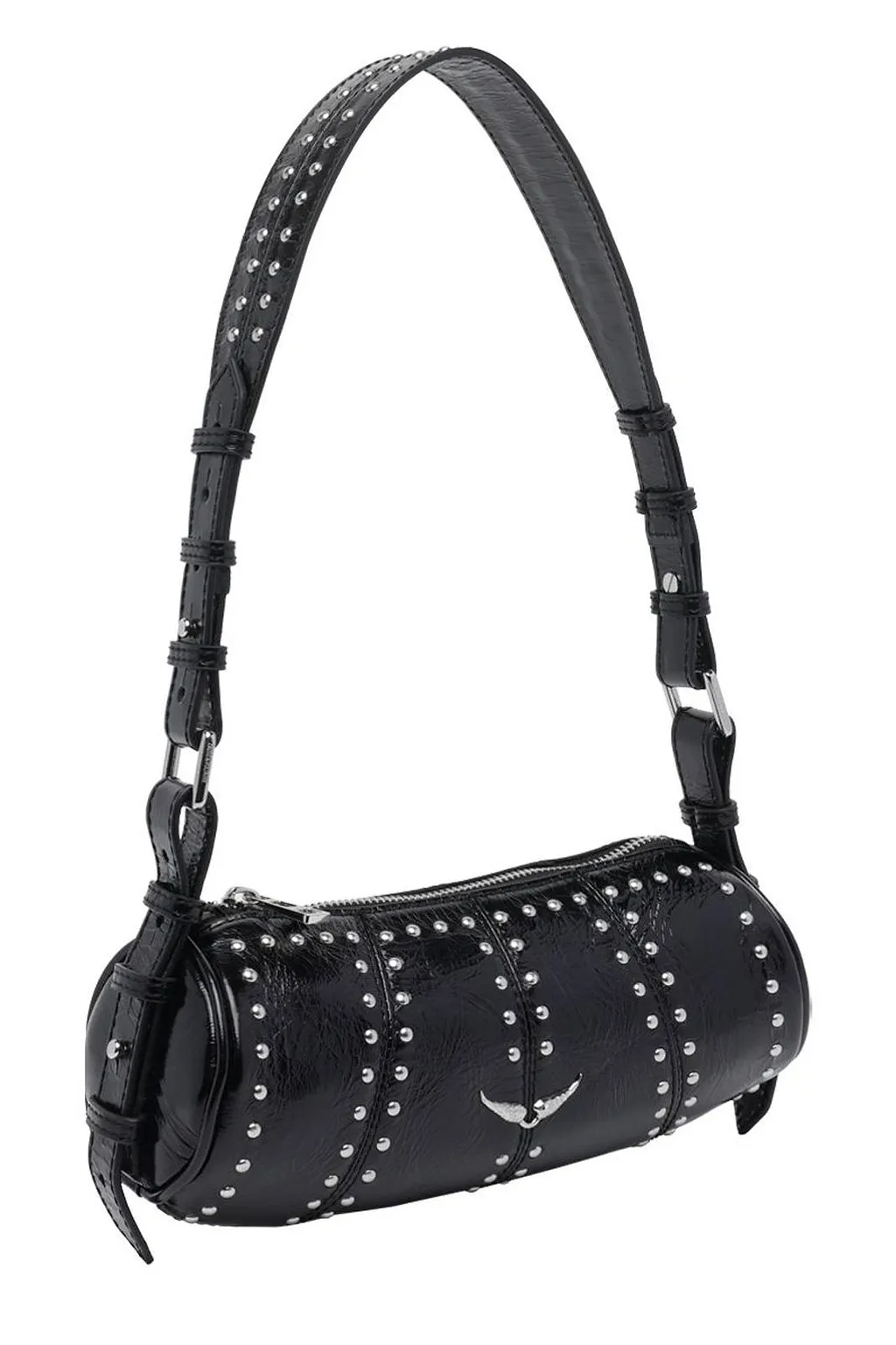 Zadig & Voltaire Le Roudoudou Studded Zipped Shoulder Bag