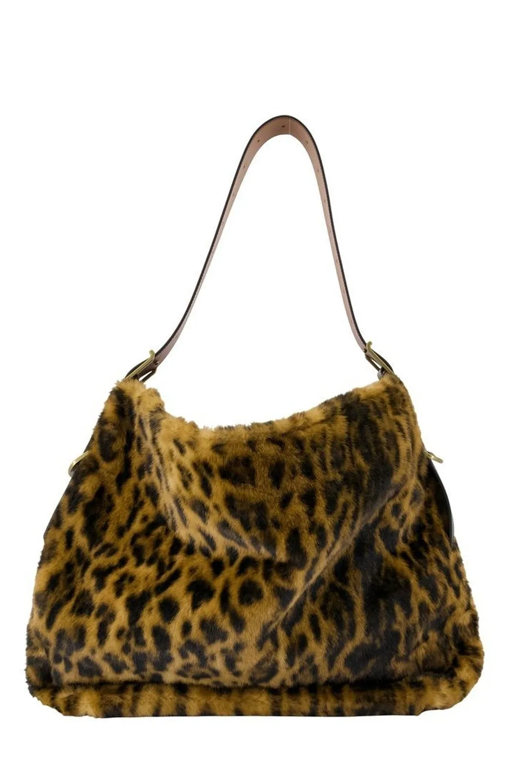 Zadig & Voltaire Leopard-Print Zipped Belted Bag