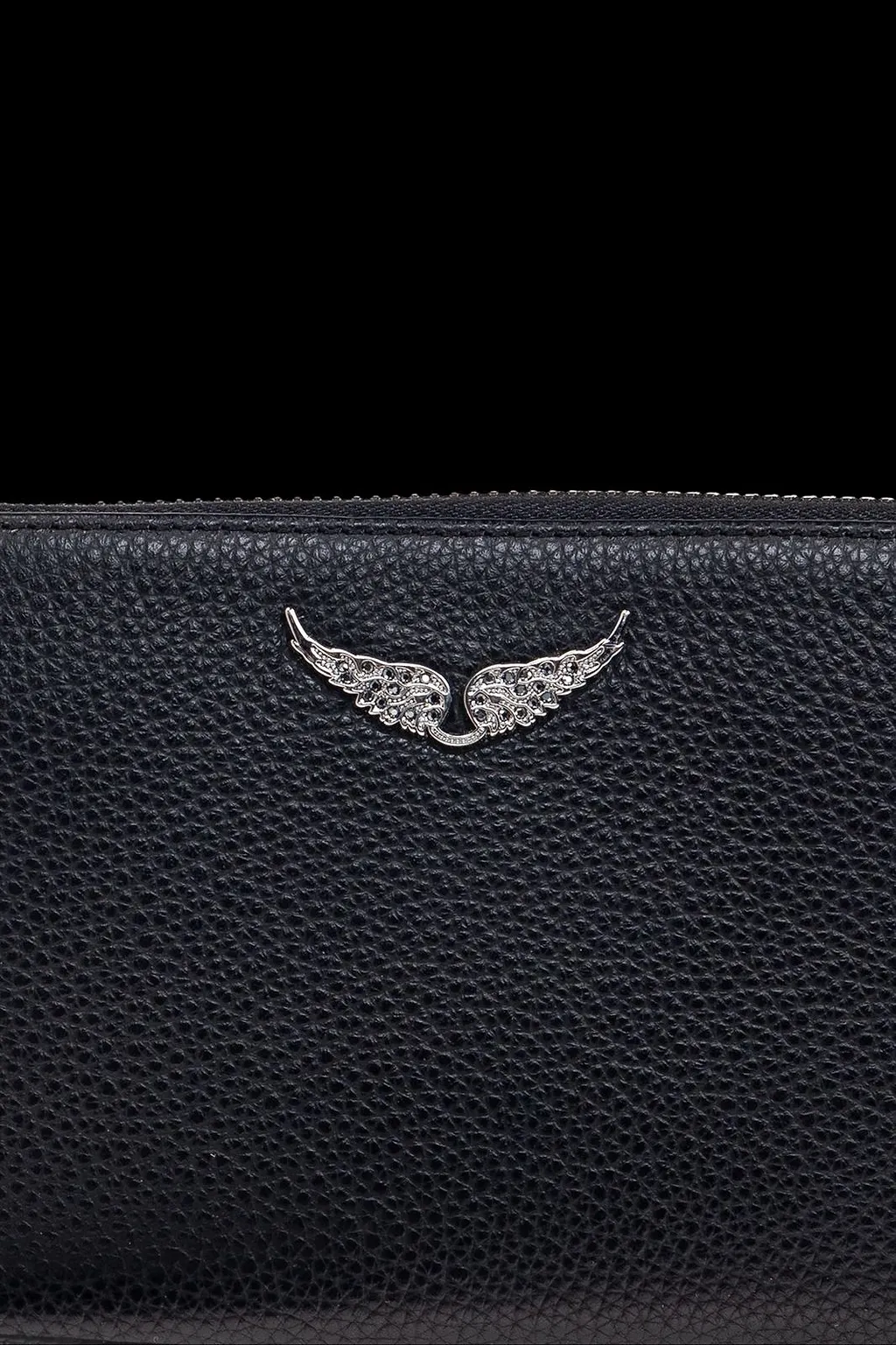 Zadig & Voltaire Logo Embellished Zip-Around Wallet