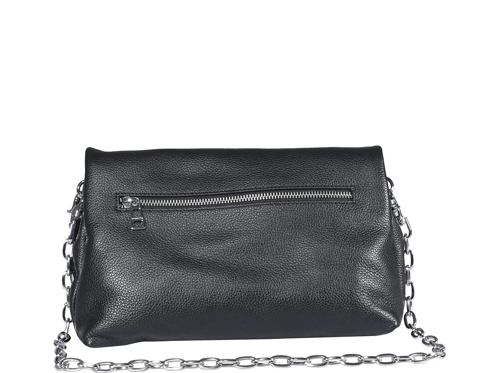 Zadig & Voltaire Logo Plaque Foldover Crossbody Bag