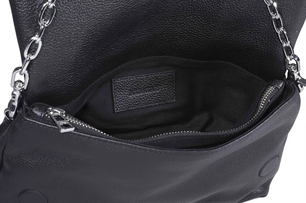 Zadig & Voltaire Logo Plaque Foldover Crossbody Bag