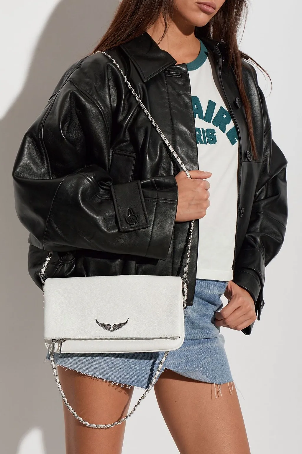 Zadig & Voltaire Rock Chain Shoulder Bag