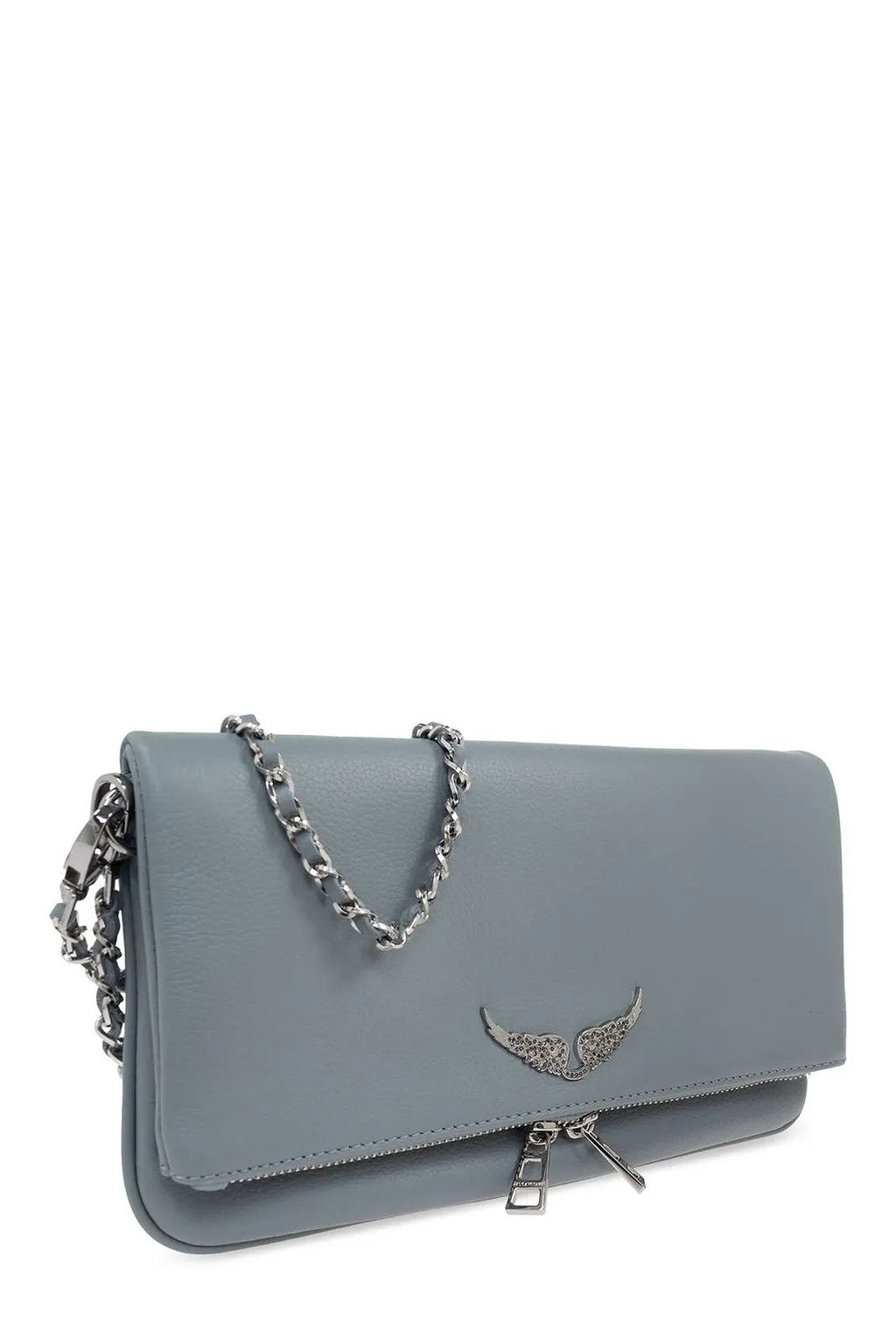Zadig & Voltaire Rock Logo Plaque Clutch Bag