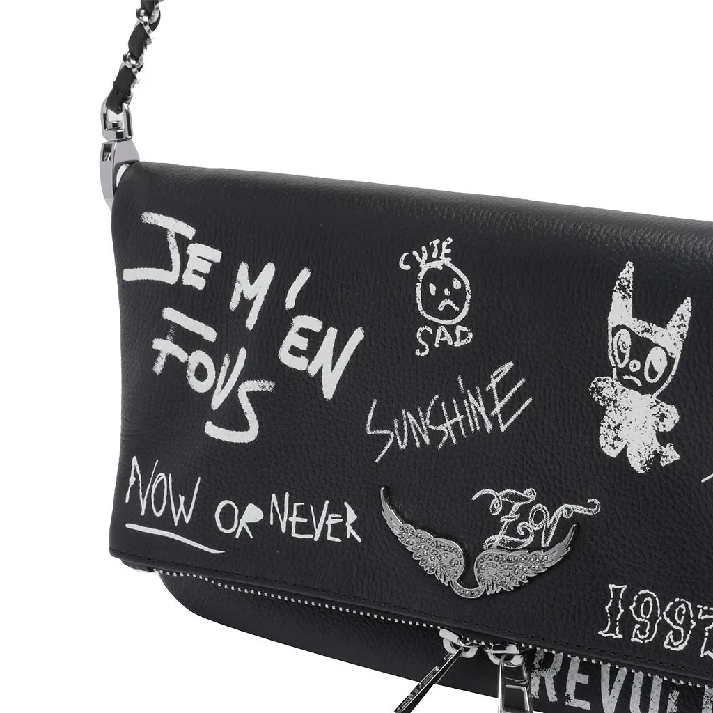 Zadig & Voltaire Rock Graffiti Shoulder Bag