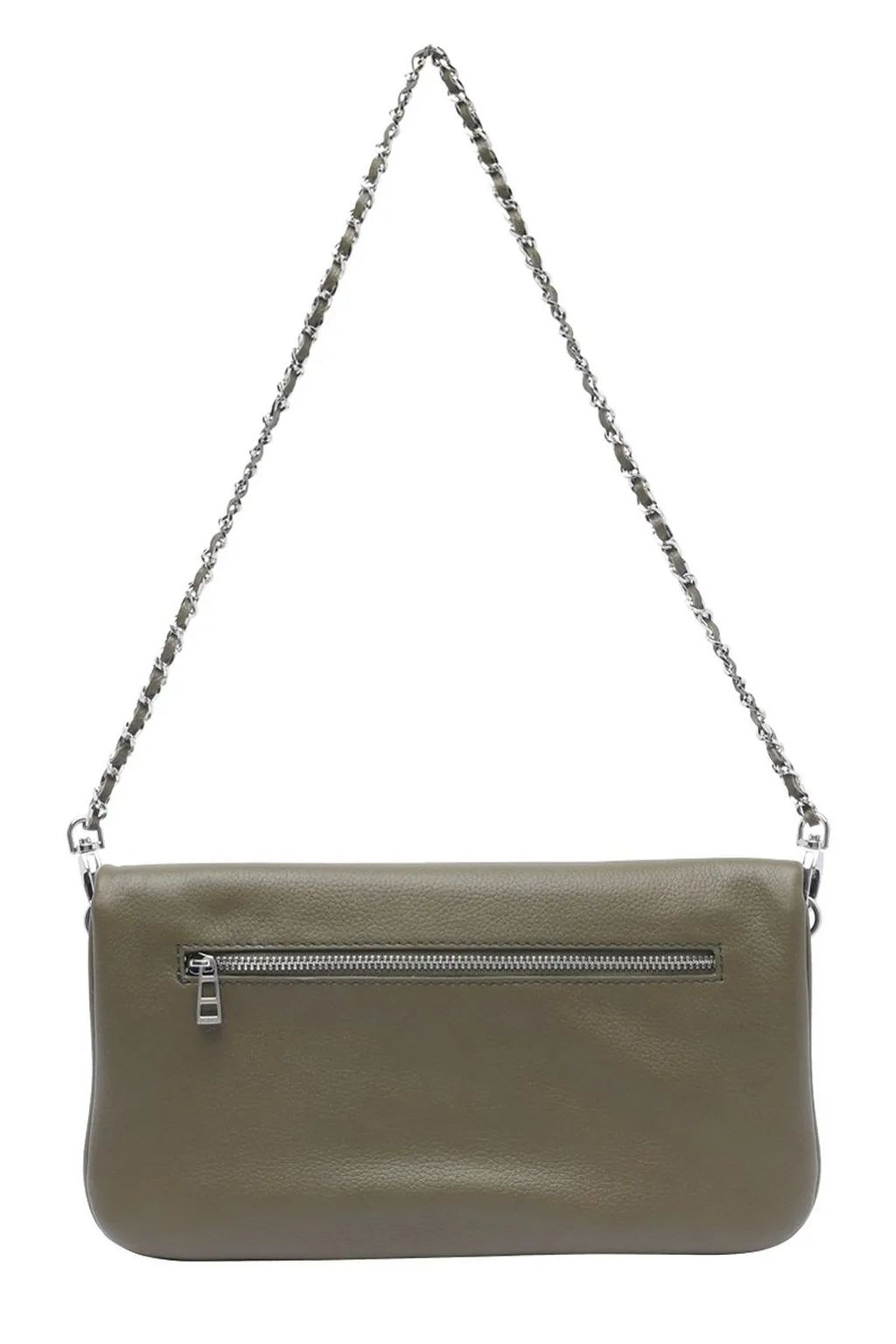 Zadig & Voltaire Rock Logo Plaque Clutch Bag