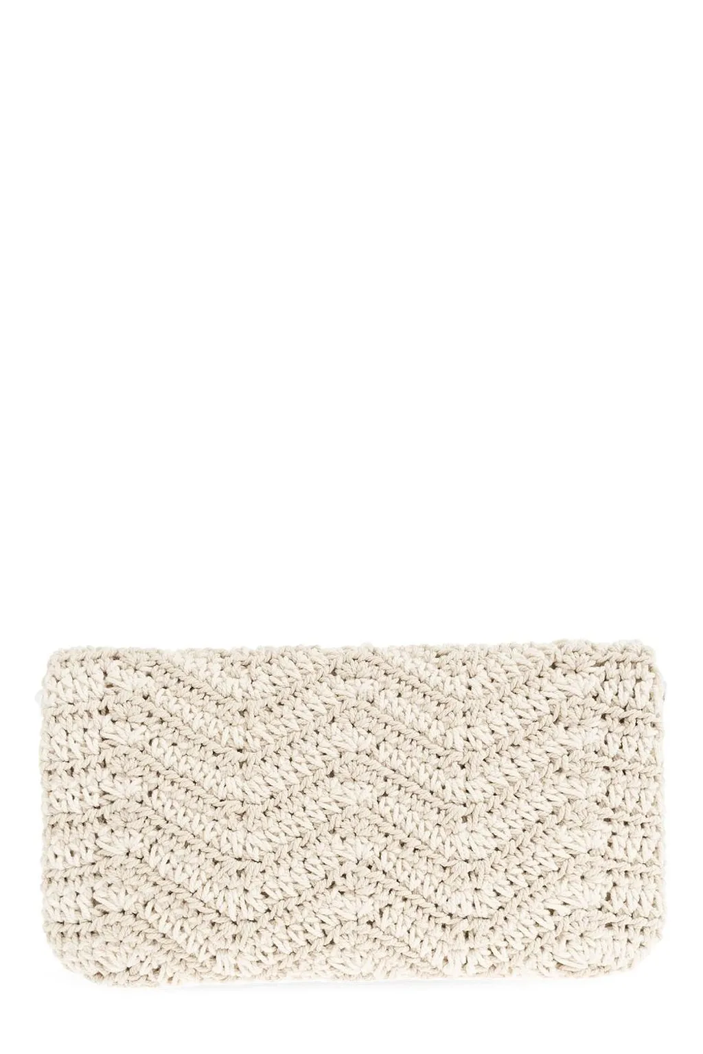 Zadig & Voltaire Rock Macramé Knit Clutch Bag