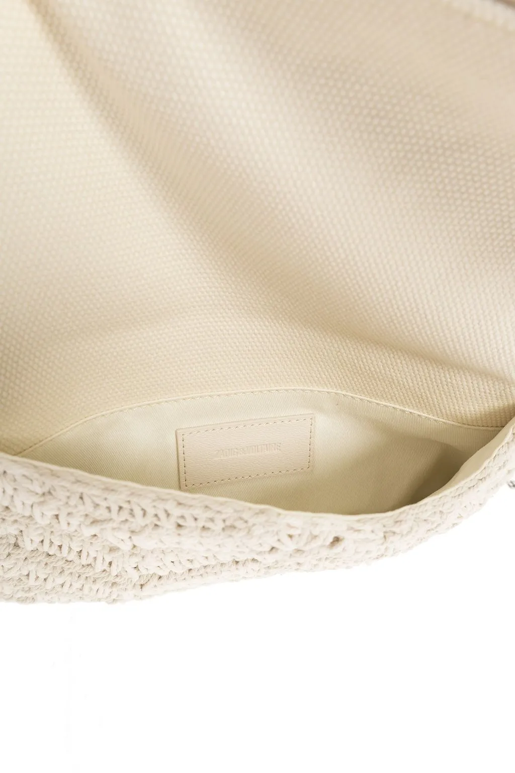 Zadig & Voltaire Rock Macramé Knit Clutch Bag