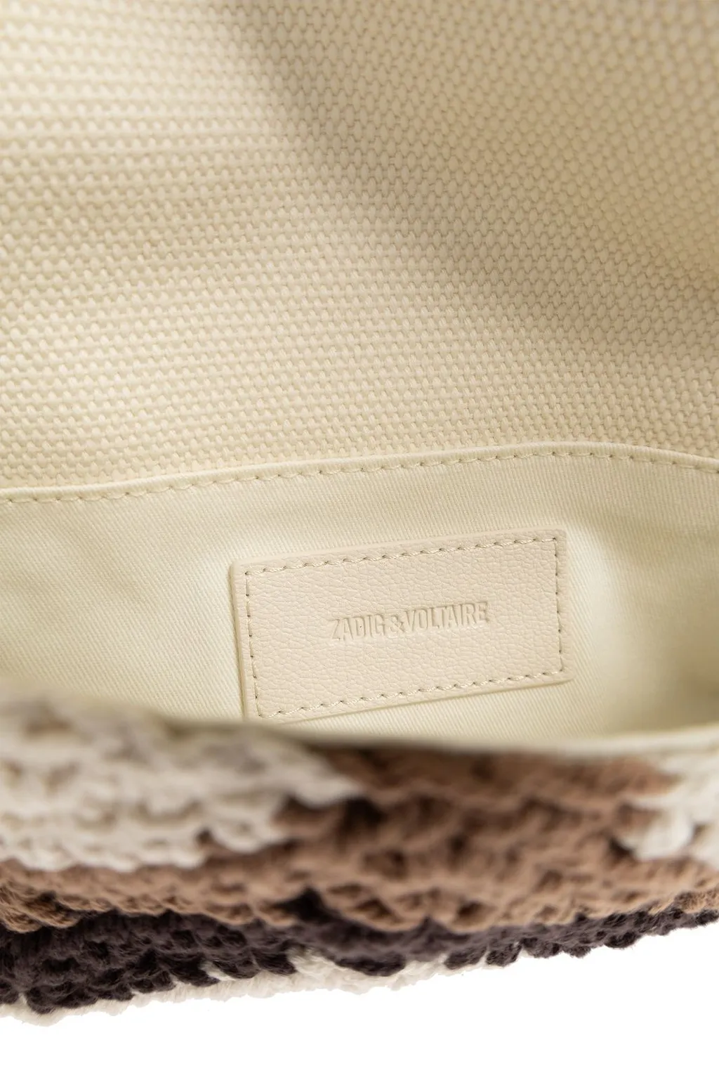 Zadig & Voltaire Rock Macramé Knit Clutch Bag