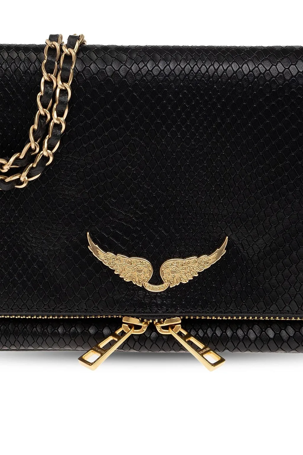 Zadig & Voltaire Rock Mini Soft Wild Clutch Bag