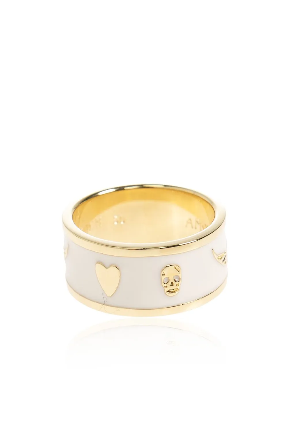 Zadig & Voltaire Wing Motif Polished Ring
