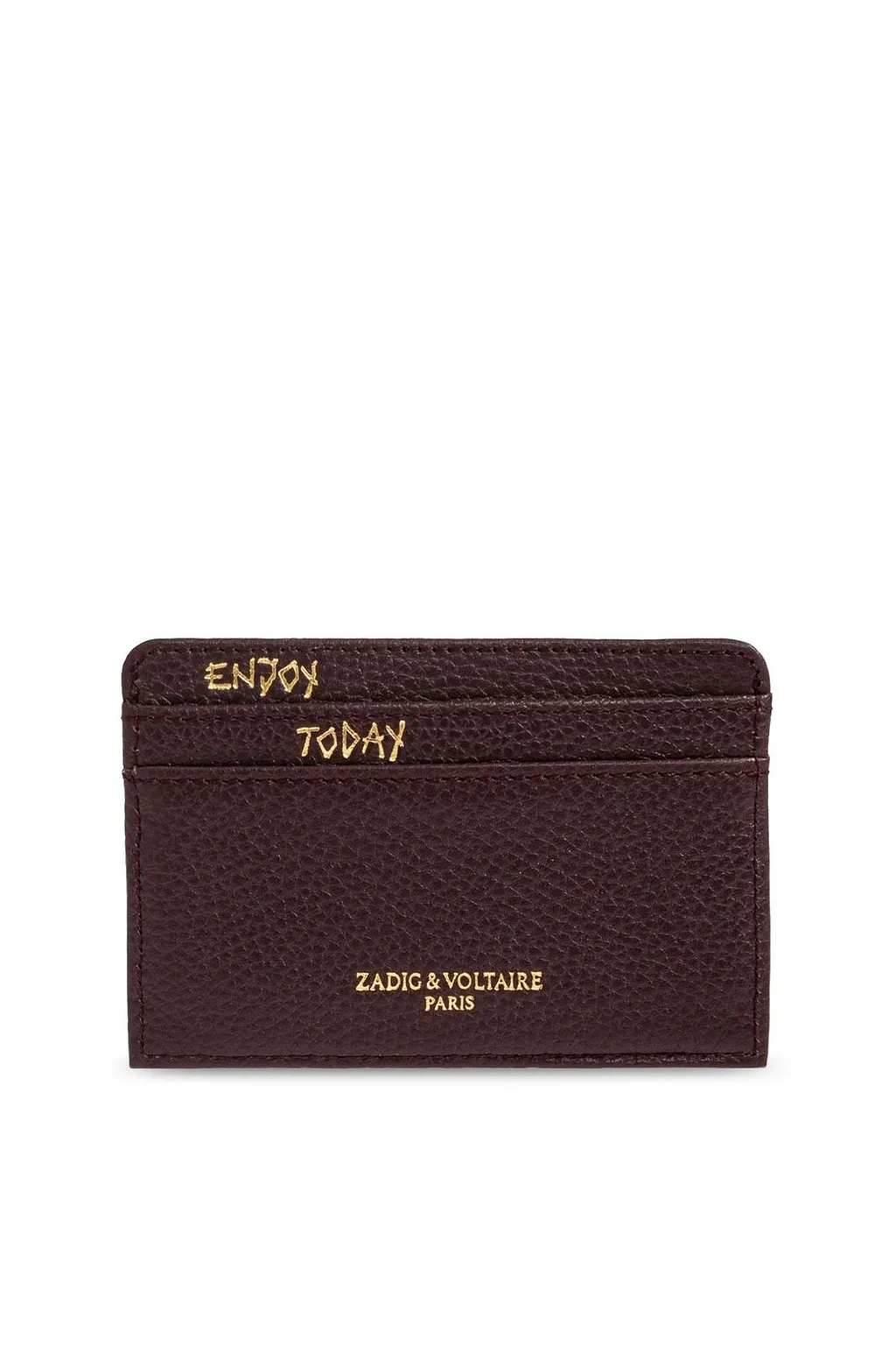 Zadig & Voltaire Wing Emblem Card Holder Wallet