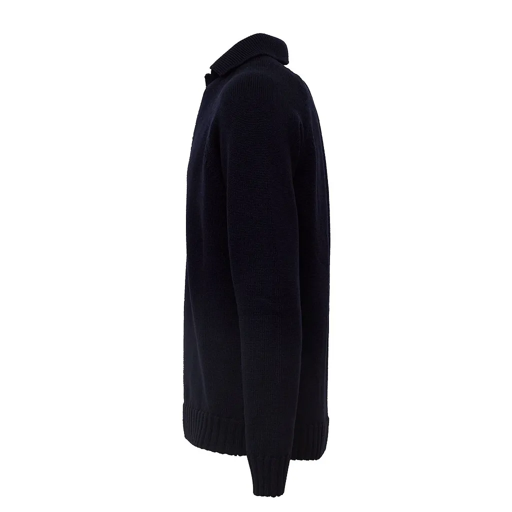 Zanone Open Collar Raglan Knitted Sweater
