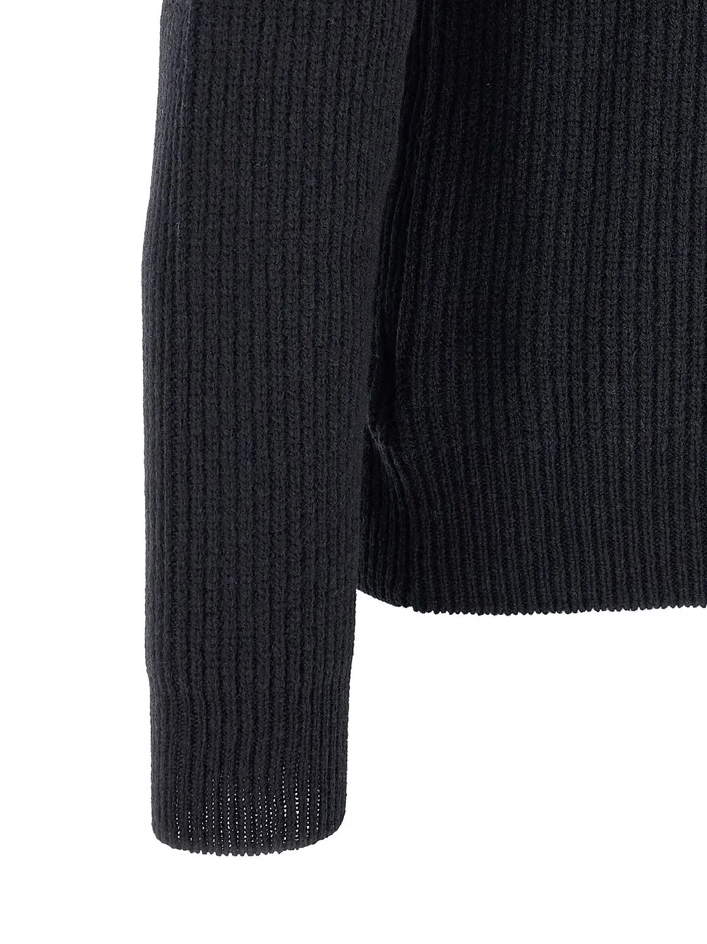 Zanone Ribbed High Crew Knitted Sweater