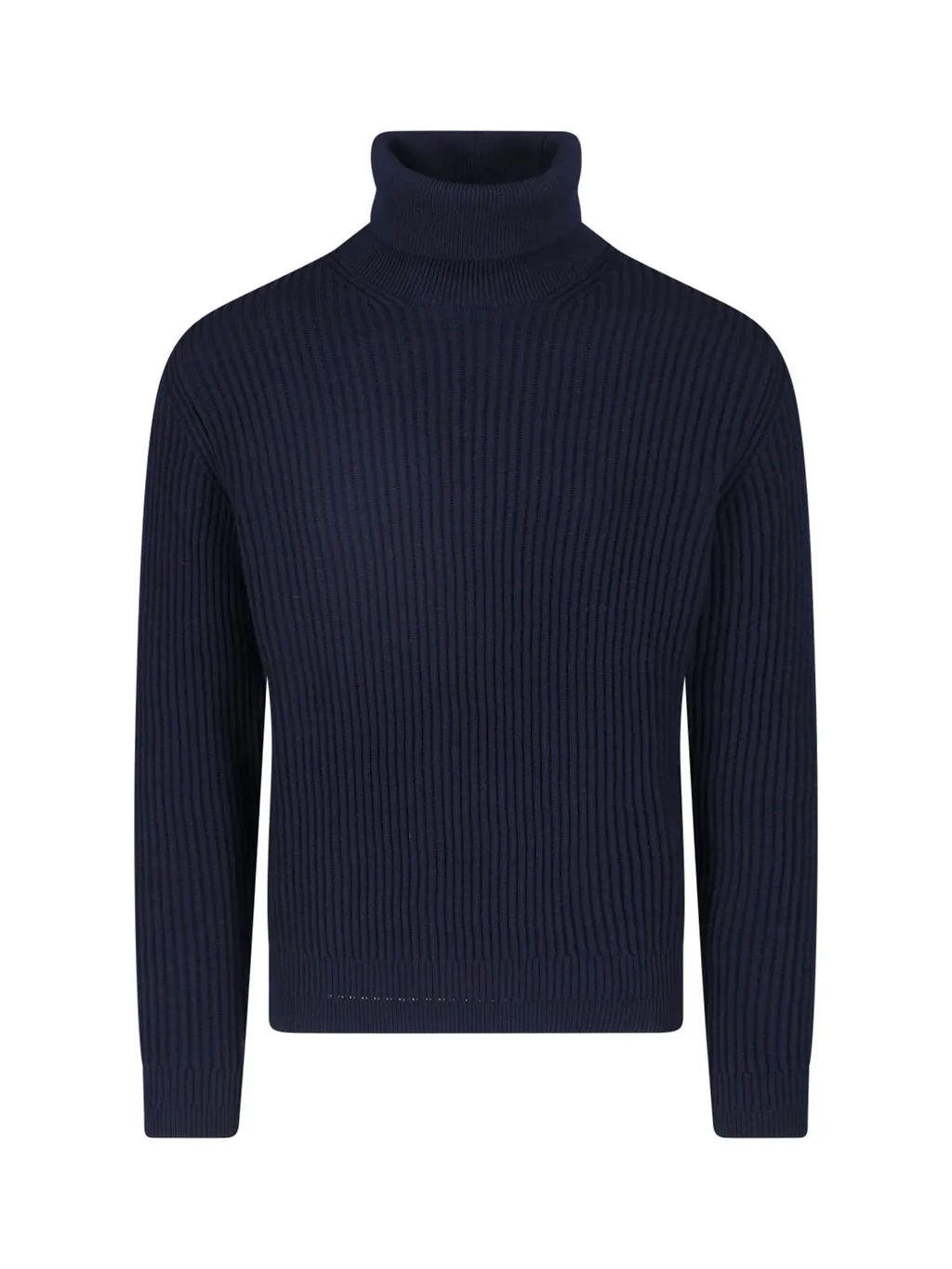 Zanone Ribbed Turtleneck Knitted Sweater