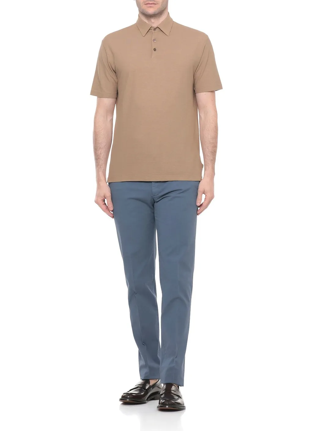 Zanone Three-Button Polo Shirt