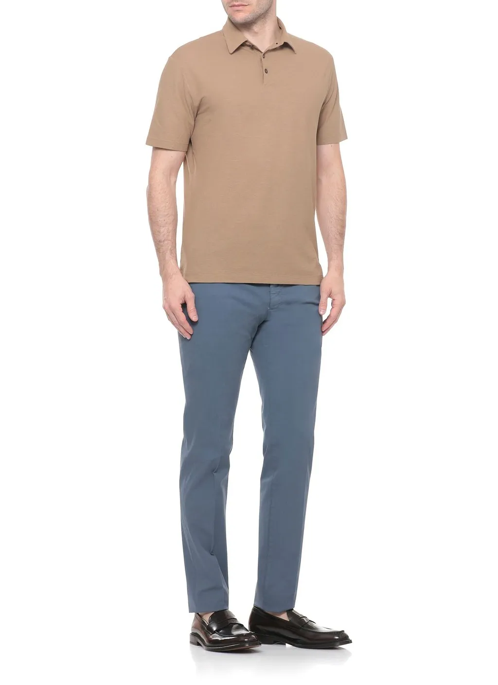 Zanone Three-Button Polo Shirt