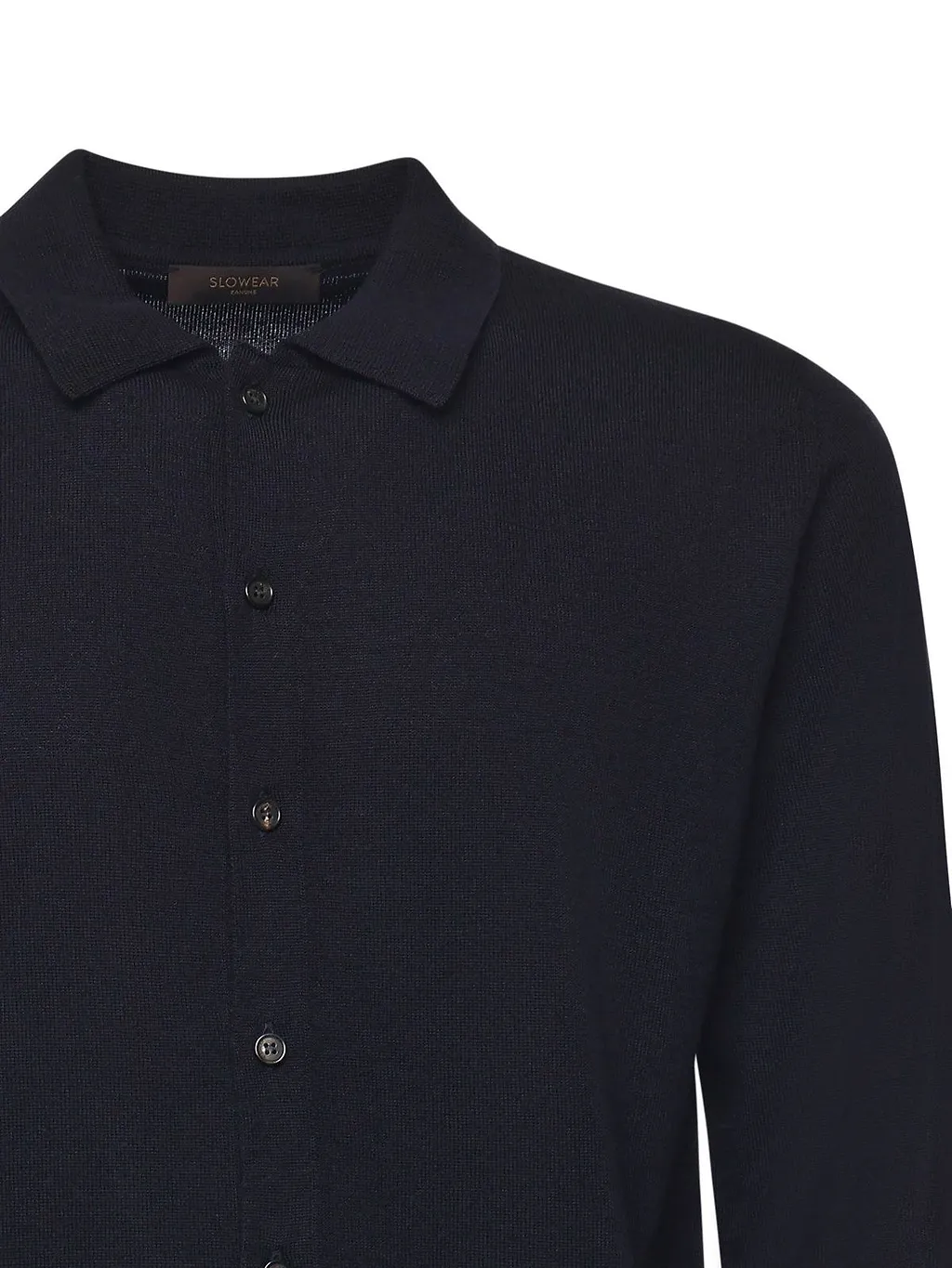 Zanone Virgin Wool Knit Shirt