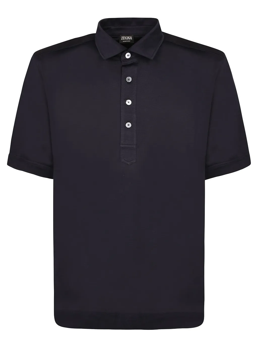 Zegna Button-Placket Polo Shirt