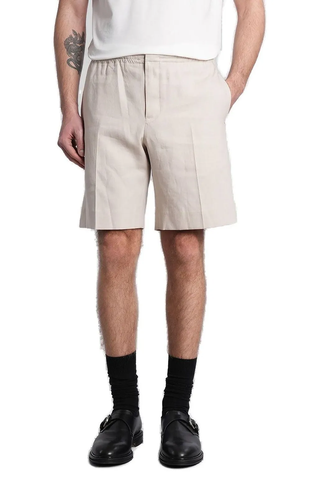 Zegna Elastic-Waist Bermuda Shorts