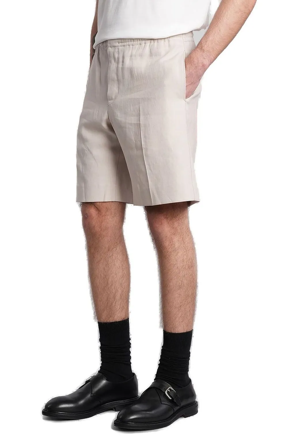 Zegna Elastic-Waist Bermuda Shorts