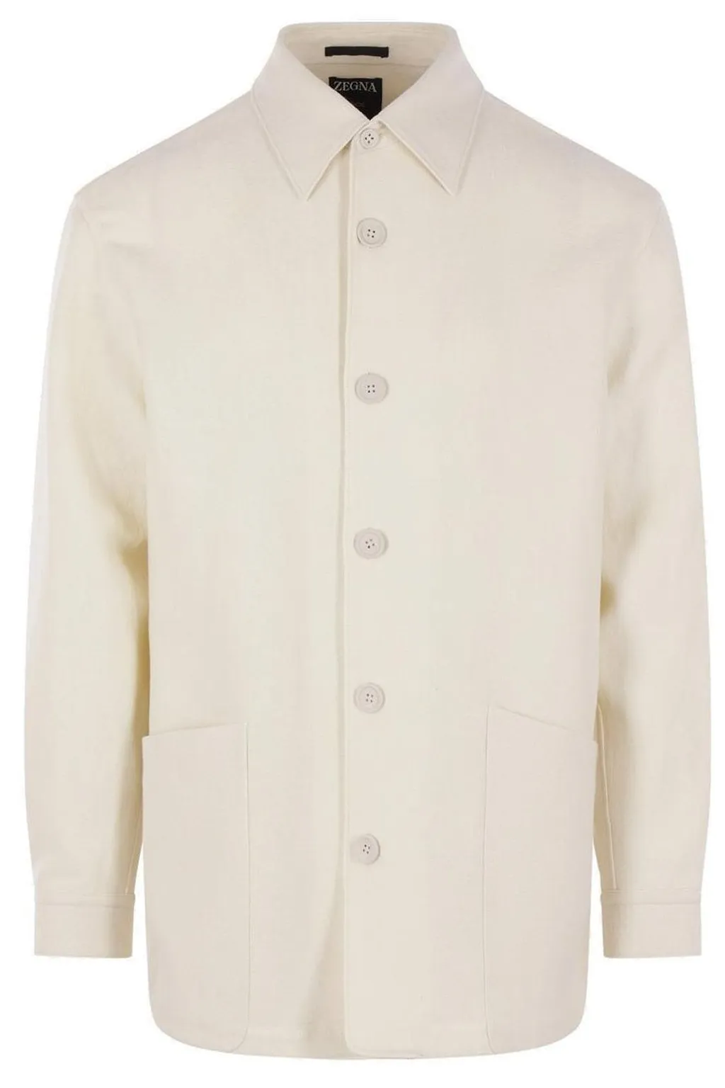 Zegna Long-Sleeved Button-Up Coat