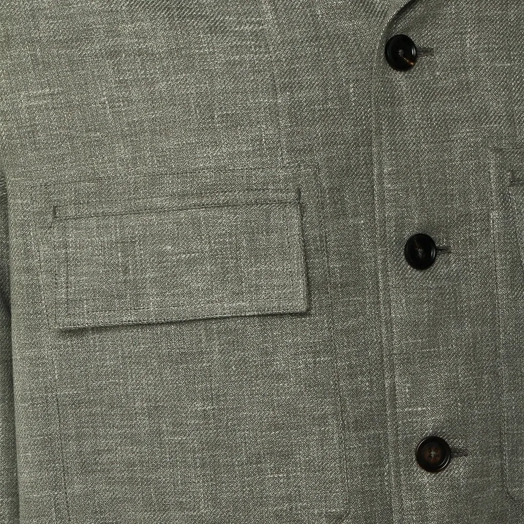 Zegna Patch Pocket Shirt Jacket