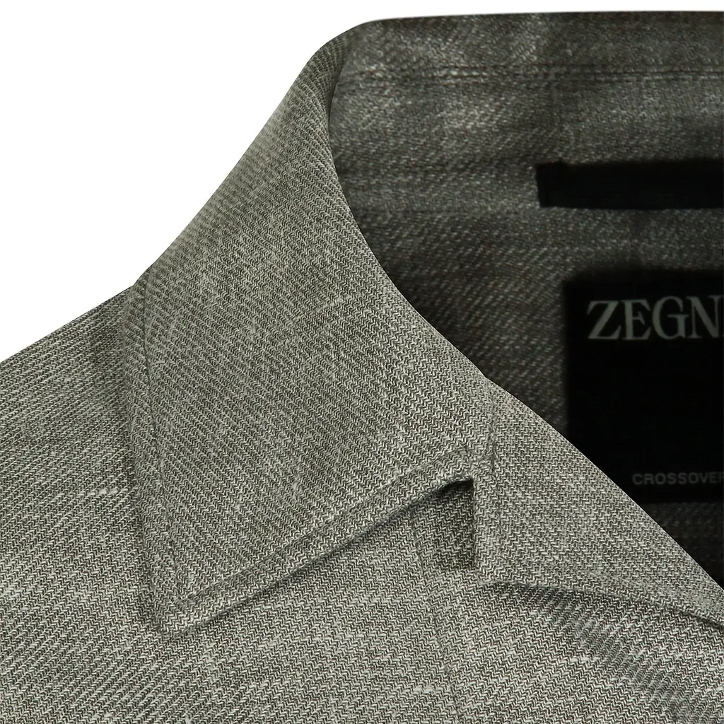 Zegna Patch Pocket Shirt Jacket