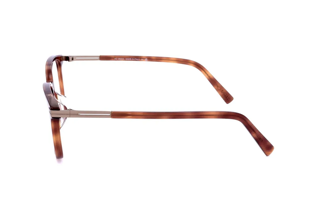 Zegna Rectangular Glasses And Frames