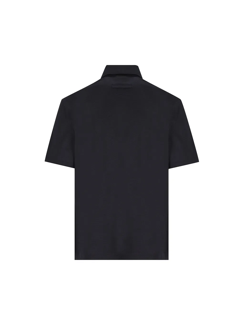 Zegna Short-Sleeved Buttoned Polo Shirt