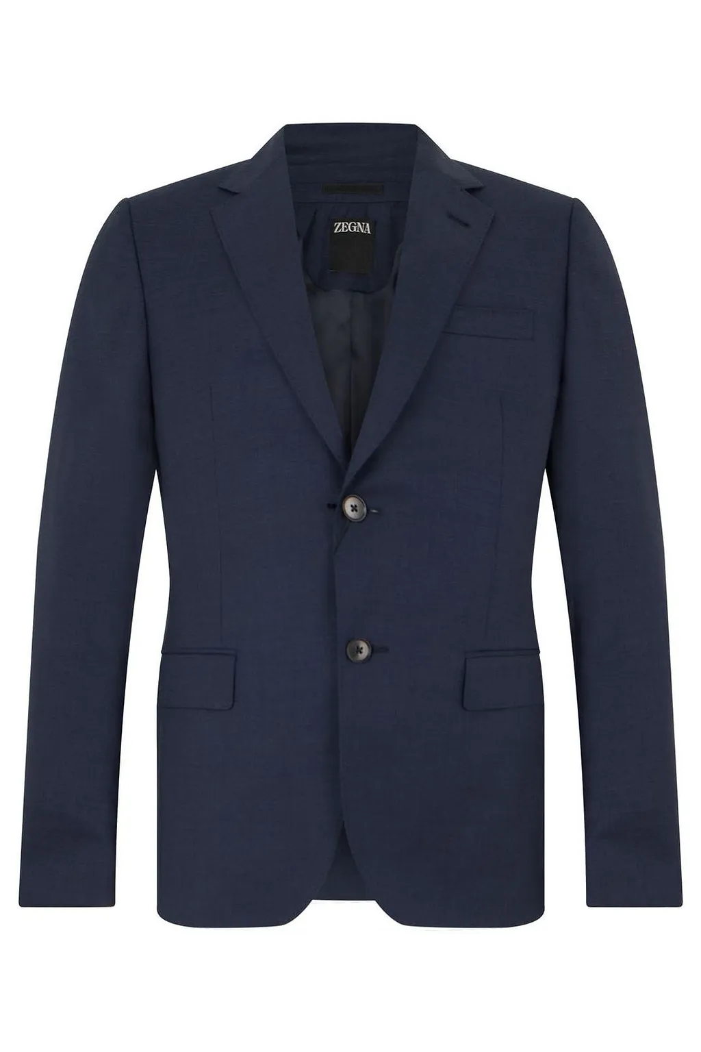 Zegna Single-Breasted Wool Blazer