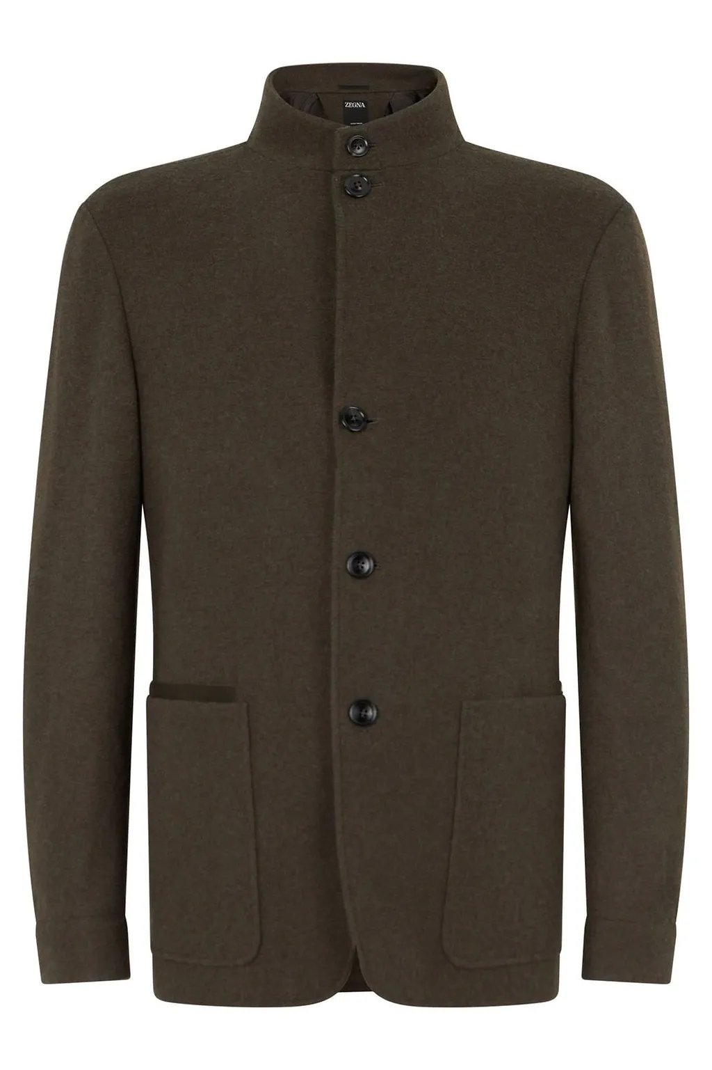 Zegna Stand-Collar Short Coat
