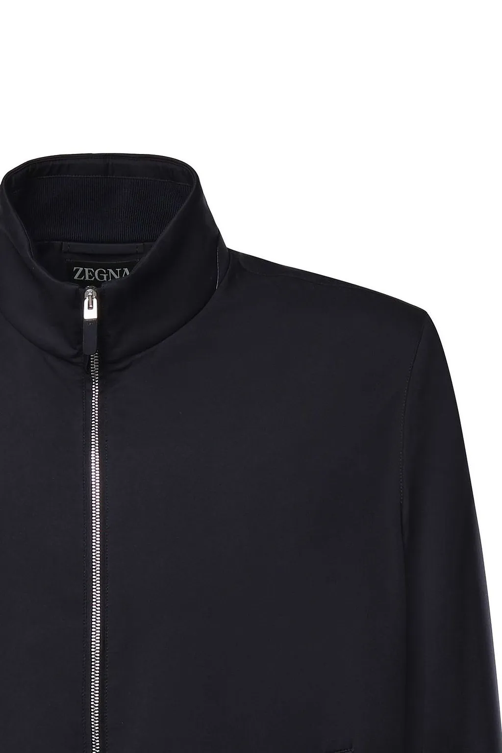 Zegna Stand Collar Zip-Up Jacket