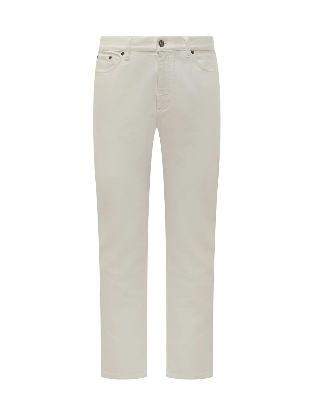 Zegna Logo Patch Straight-Leg Pants