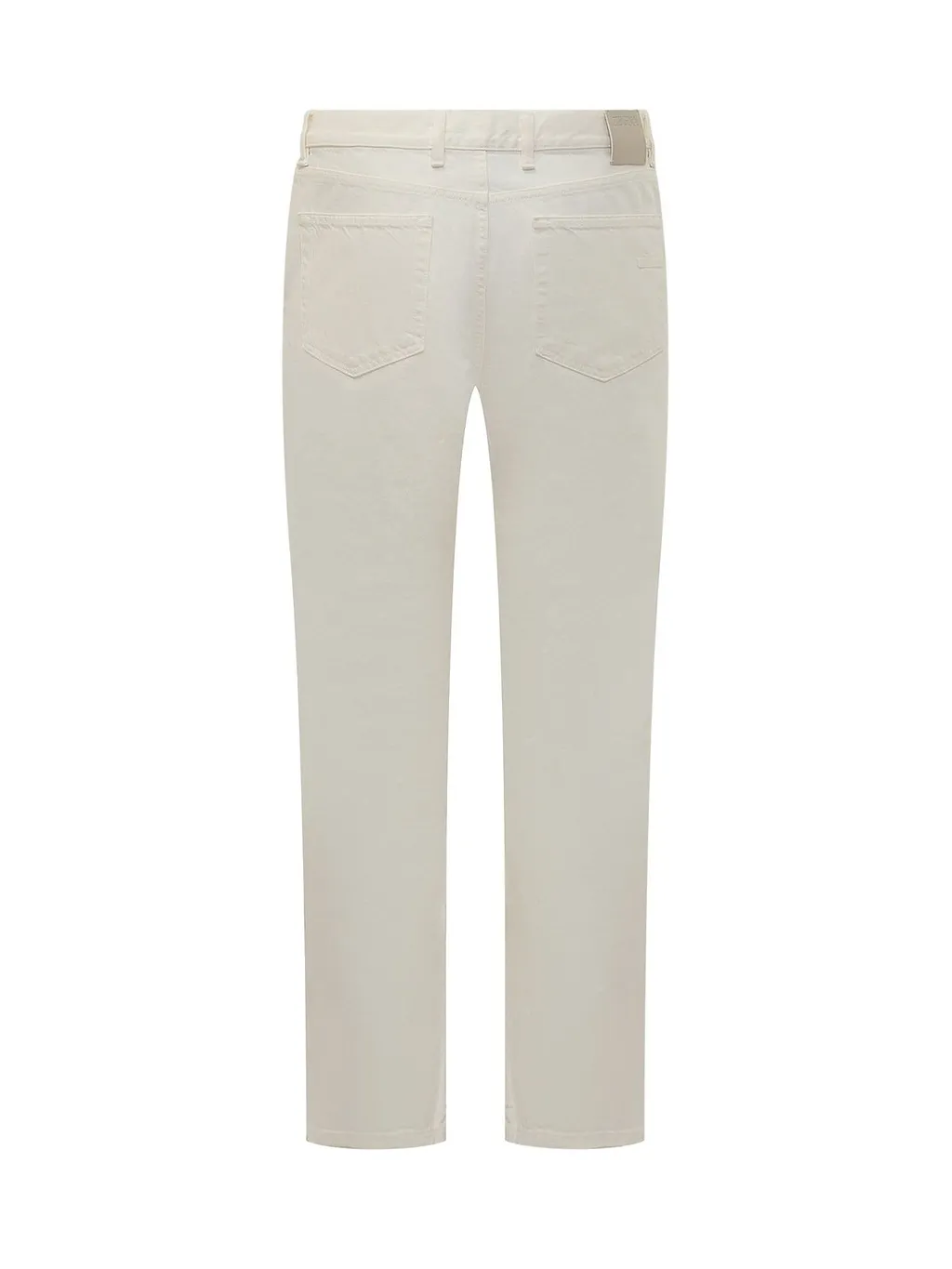 Zegna Logo Patch Straight-Leg Pants
